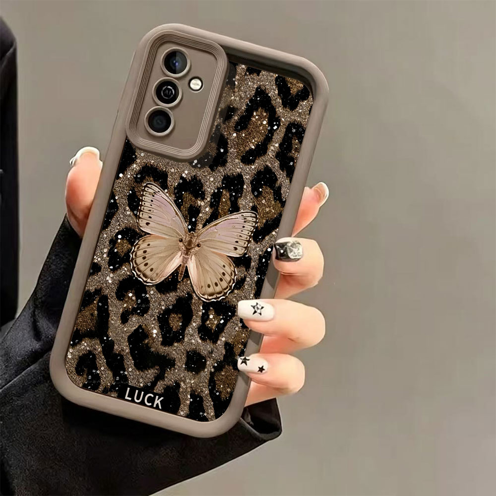 Luxury Shockproof Phone Case F - Phone Cases Leopard Print recension och pris
