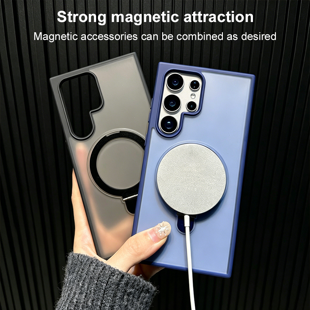 Skin-Feel Magnetic Stand Phone - Ring Stand Case recension och pris