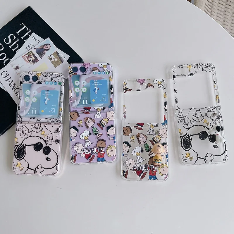 Cute Cartoon Snoopy Charlie Br - Phone Cases Z Flip 5 recension och pris