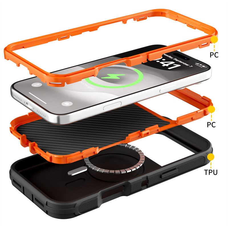 3IN1 Rugged Armor Shockproof O - Rugged Armor Case recension och pris