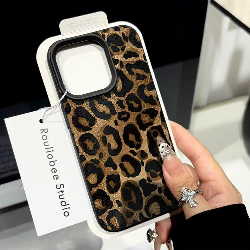 INS Brown Leopard Print Phone  - Phone Cases Leopard Print recension och pris