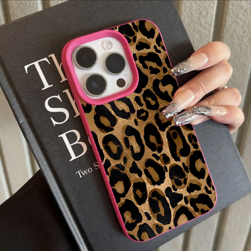 INS Brown Leopard Print Phone  - Phone Cases Leopard Print recension och pris