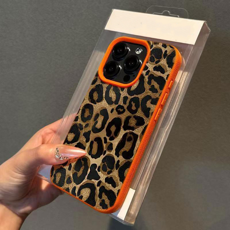 INS Brown Leopard Print Phone  - Phone Cases Leopard Print recension och pris