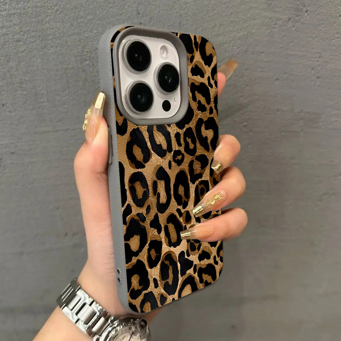 INS Brown Leopard Print Phone  - Phone Cases Leopard Print recension och pris