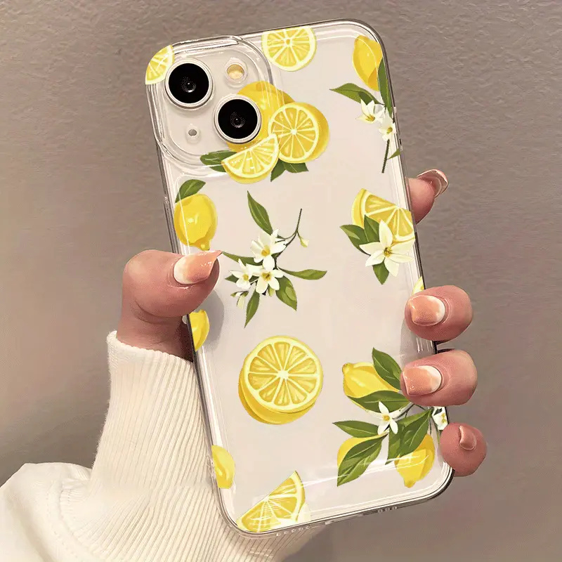 Summer Fruit Lemon Flower Clea - Phone Cases Clear recension och pris