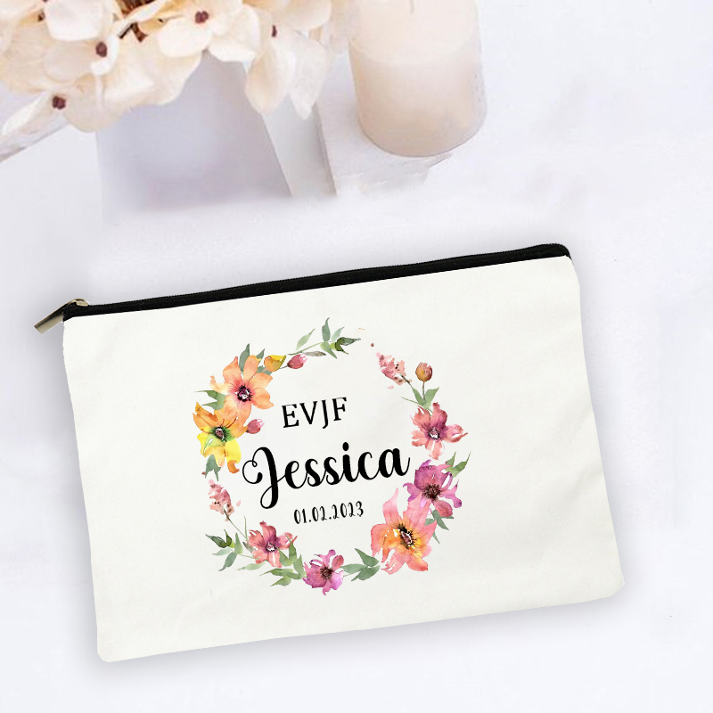Personalized EVJF Cosmetic Bag - Monogram Custom Case recension och pris