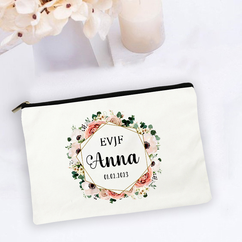 Personalized EVJF Cosmetic Bag - Monogram Custom Case recension och pris