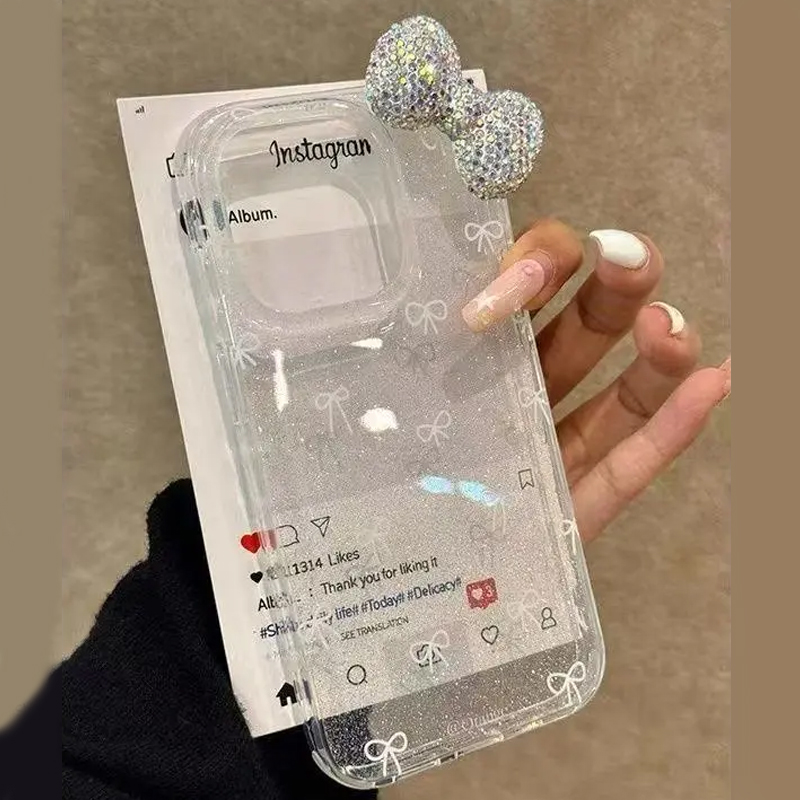 Luxury Sparkling Powder 3D Ful - Phone Cases Expensive recension och pris