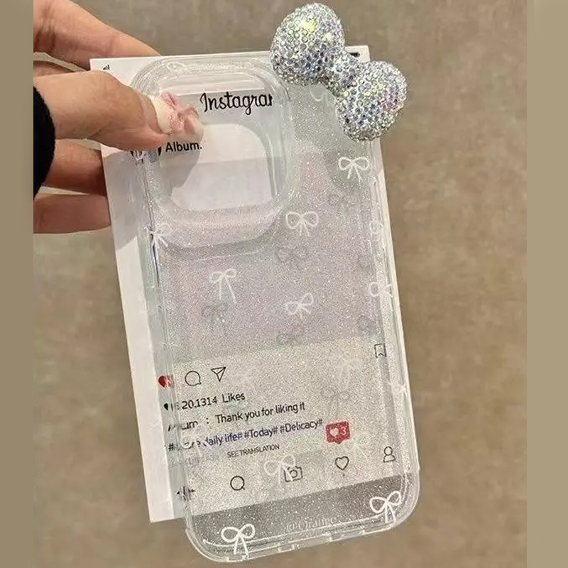 Luxury Sparkling Powder 3D Ful - Phone Cases Expensive recension och pris