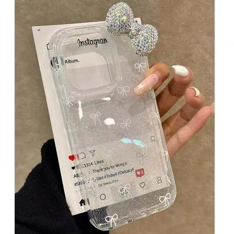 Luxury Sparkling Powder 3D Ful - Phone Cases Expensive recension och pris