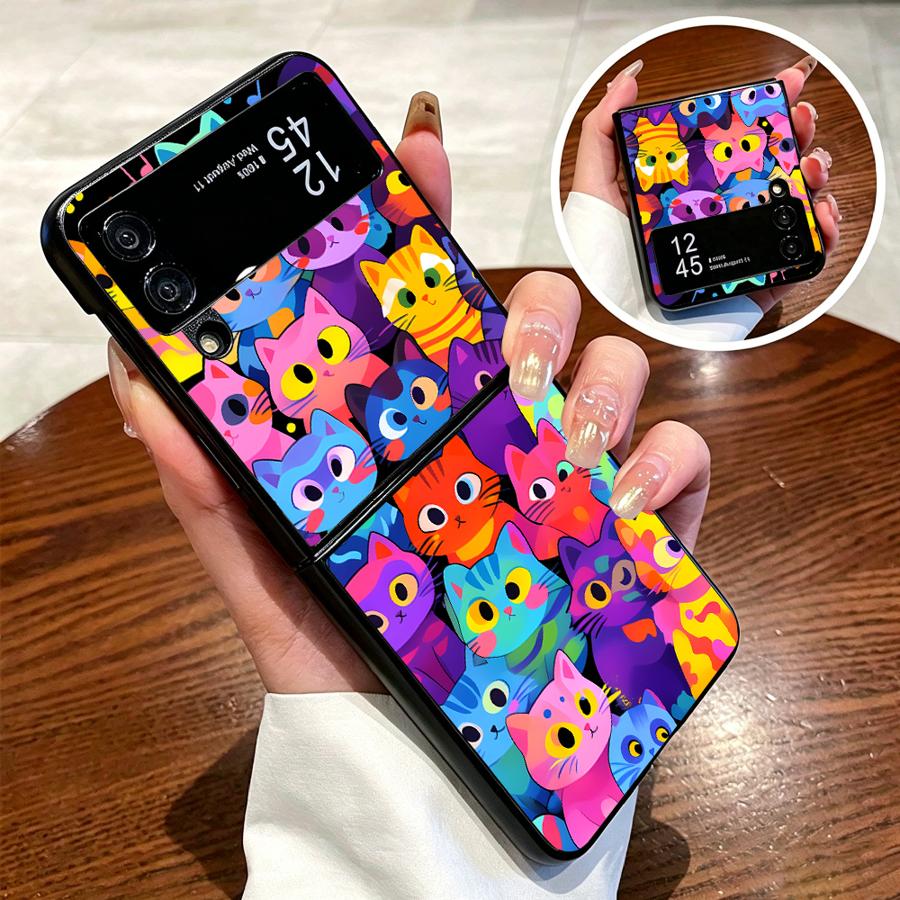Full Cover Cat Phone Cover Cas - Phone Cases Z Flip 5 recension och pris