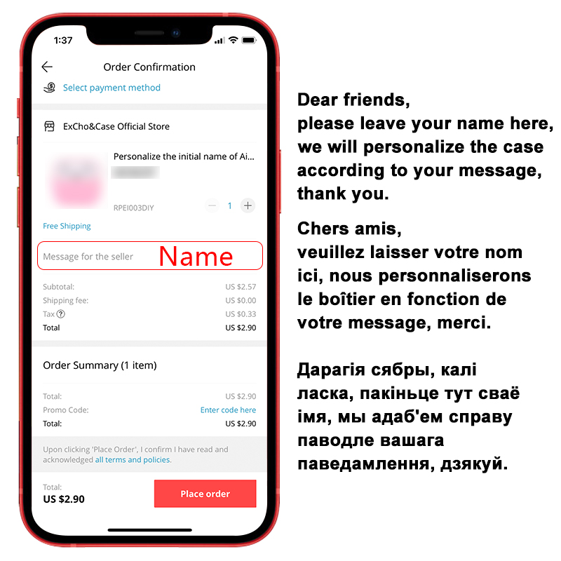 Custom Polka Heart Rose Gold M - Monogram Custom Case recension och pris